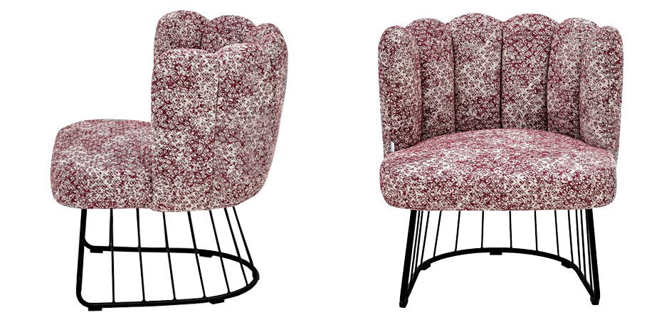 Кресло Noah Armchair cherry-white Кресло Noah Armchair cherry-white - Loft-Concept в Липецке