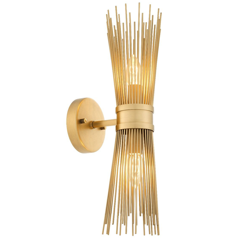 Бра Eichholtz Wall Lamp Romeo Double Латунь Античная полированная Бра Eichholtz Wall Lamp Romeo Double Латунь Античная полированная в Липецке | Loft Concept