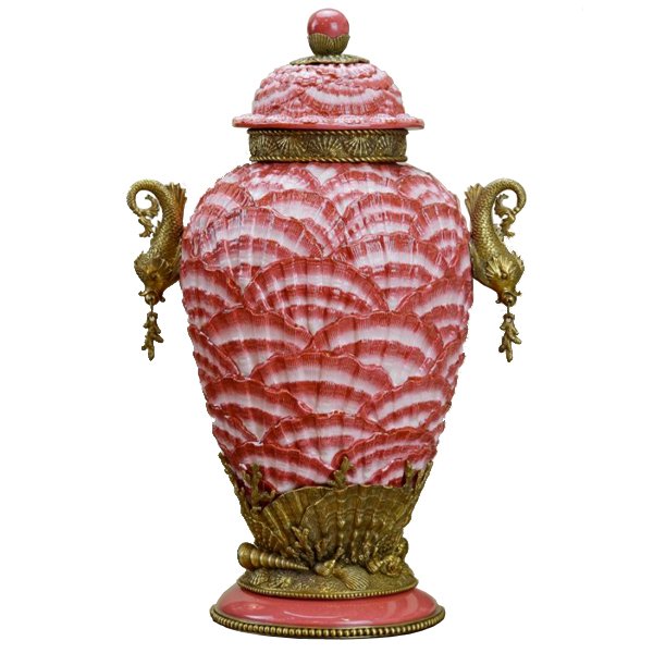 Большая ваза Ceramics SEA collection Коралловый Бронза Большая ваза Ceramics SEA collection Коралловый Бронза в Липецке | Loft Concept