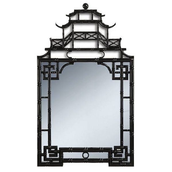 Зеркало Pagoda Mirror Black Черный Зеркало Pagoda Mirror Black Черный в Липецке | Loft Concept