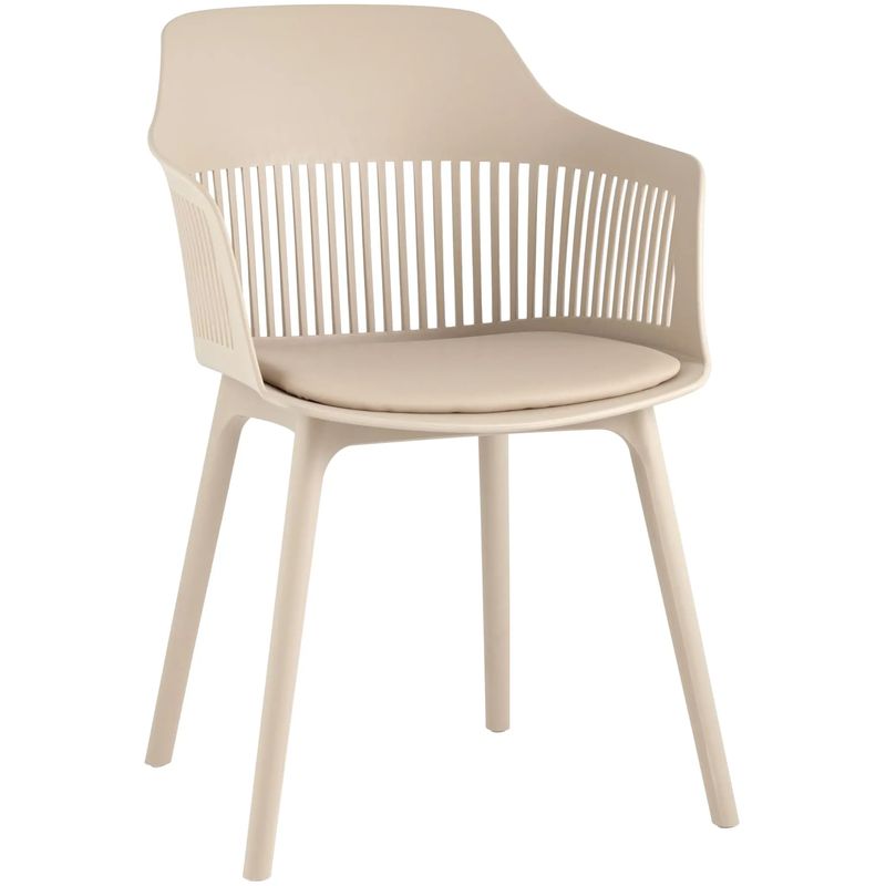 Стул Crocus Chair Бежевый цвет Велюровая подушка Бежевый Стул Crocus Chair Бежевый цвет Велюровая подушка Бежевый в Липецке | Loft Concept