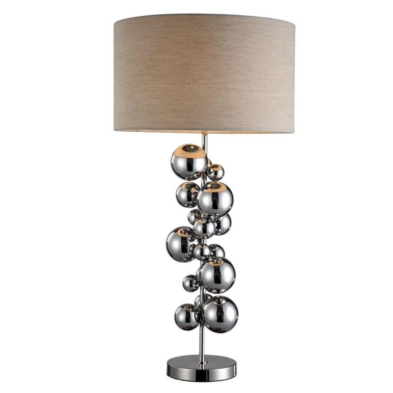 Настольная лампа Chrome Bubbles Table Lamp Темный хром Настольная лампа Chrome Bubbles Table Lamp Темный хром в Липецке | Loft Concept