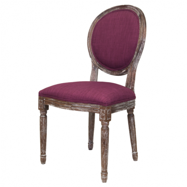 Стул French chairs Provence Violet Chair Фиолетовый Коричневый Стул French chairs Provence Violet Chair Фиолетовый Коричневый в Липецке | Loft Concept