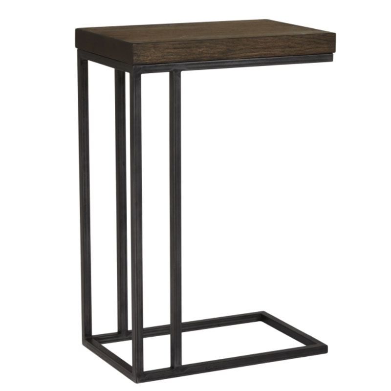 Приставной стол Industrial Oak Peyton Side Table Черный Приставной стол Industrial Oak Peyton Side Table Черный в Липецке | Loft Concept