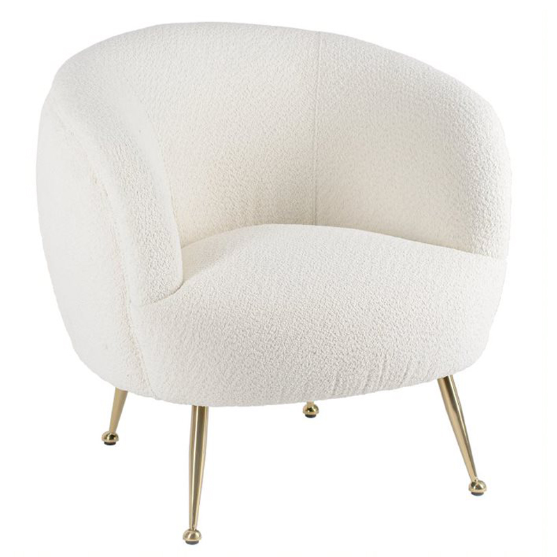 Кресло Monique Milky Boucle Молочный Кресло Monique Milky Boucle Молочный в Липецке | Loft Concept