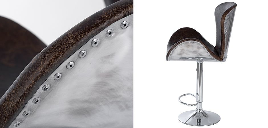 Барный стул Авиатор Spitfire Swan bar stool Aviator Барный стул Авиатор Spitfire Swan bar stool Aviator - Loft-Concept в Липецке