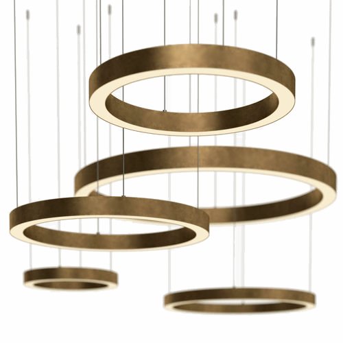 Люстра Light Ring Horizontal von Henge Глянцевое золото Латунь Люстра Light Ring Horizontal von Henge Глянцевое золото Латунь в Липецке | Loft Concept
