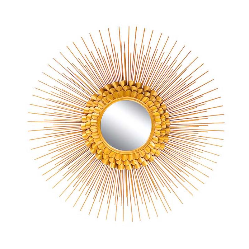 Зеркало-солнце Golden Petals Mirror Sun Золотой Зеркало-солнце Golden Petals Mirror Sun Золотой в Липецке | Loft Concept