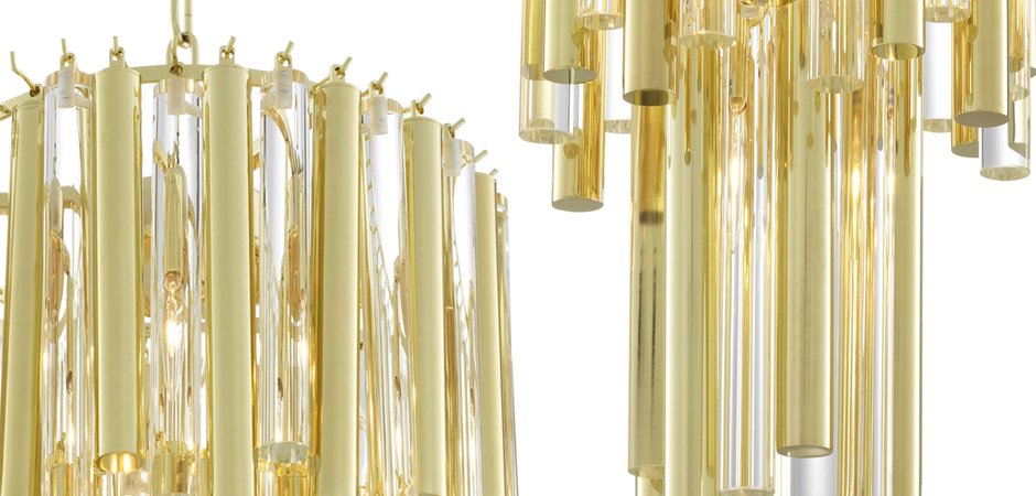 Люстра Eichholtz Chandelier Gigi S Gold Люстра Eichholtz Chandelier Gigi S Gold - Loft-Concept в Липецке