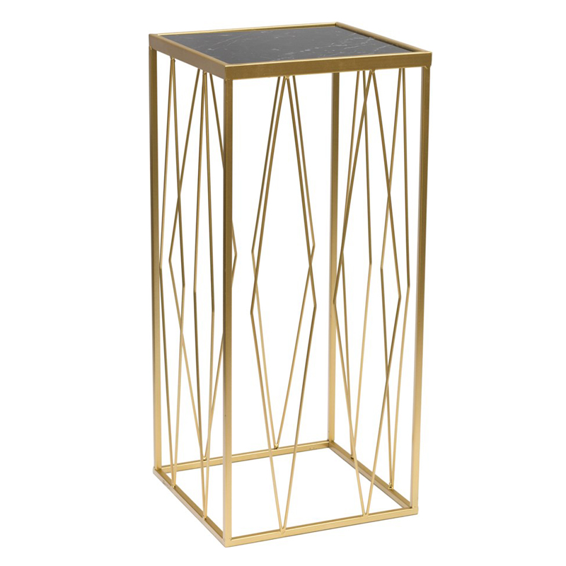 Подставка Geometric Interior Stand чёрный мрамор Золотой Черный Мрамор Nero Подставка Geometric Interior Stand чёрный мрамор Золотой Черный Мрамор Nero в Липецке | Loft Concept