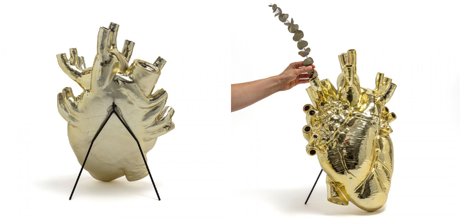 Ваза Seletti Love in Bloom Gold Gaint Ваза Seletti Love in Bloom Gold Gaint - Loft-Concept в Липецке