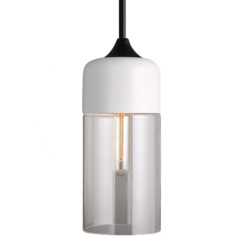 Подвесной светильник Hanglamp zwart glas White I Белый Прозрачное Стекло Подвесной светильник Hanglamp zwart glas White I Белый Прозрачное Стекло в Липецке | Loft Concept