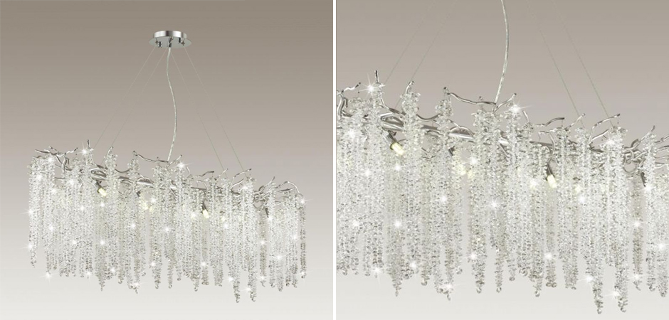 Люстра Fairy Tree Silver на 12 ламп Люстра Fairy Tree Silver на 12 ламп - Loft-Concept в Липецке