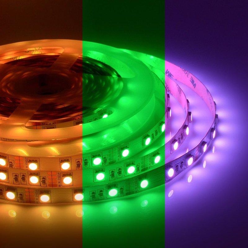 Светодиодная лента 5м 14,4W/m 60LED/m 5050SMD разноцветная Белый Светодиодная лента 5м 14,4W/m 60LED/m 5050SMD разноцветная Белый в Липецке | Loft Concept
