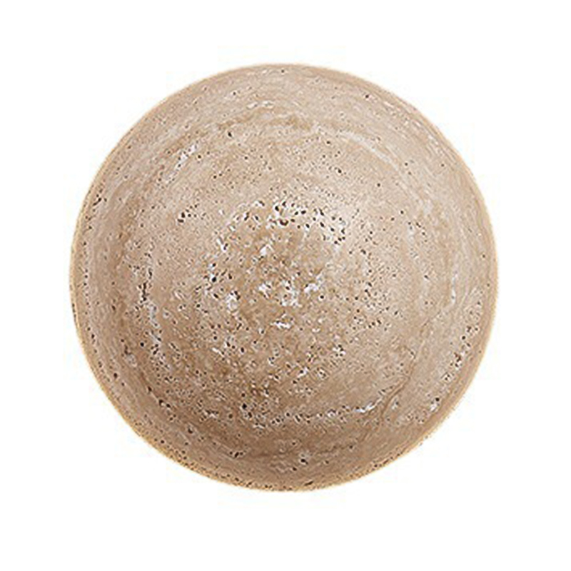 Настенный светодиодный светильник из камня травертина TRAVERTINE POVL WALL LAMP Бежевый Настенный светодиодный светильник из камня травертина TRAVERTINE POVL WALL LAMP Бежевый в Липецке | Loft Concept