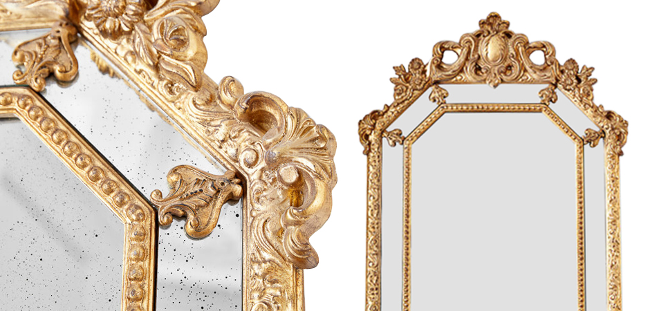 Зеркало Keppel Mirror Gold Зеркало Keppel Mirror Gold - Loft-Concept в Липецке