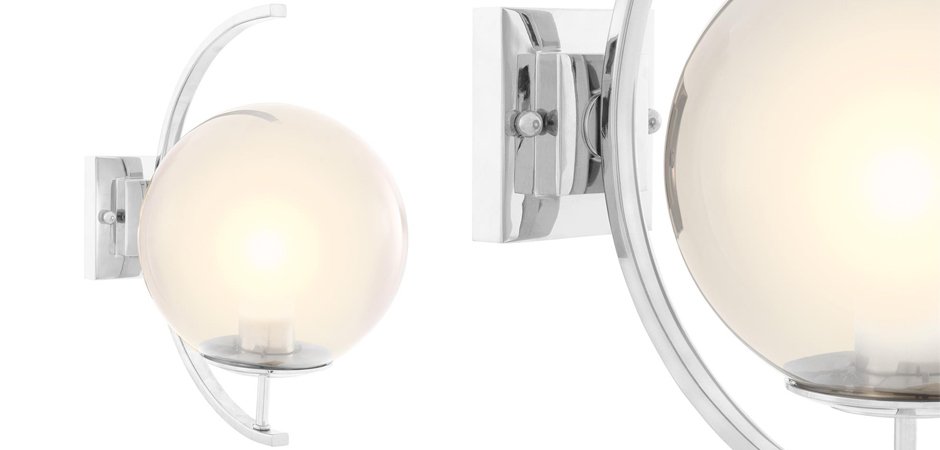 Бра Eichholtz Wall Lamp Cascade Nickel Бра Eichholtz Wall Lamp Cascade Nickel - Loft-Concept в Липецке