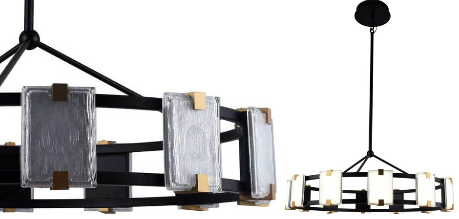 Люстра Rectangular Glass Plafon D85 Люстра Rectangular Glass Plafon D85 - Loft-Concept в Липецке