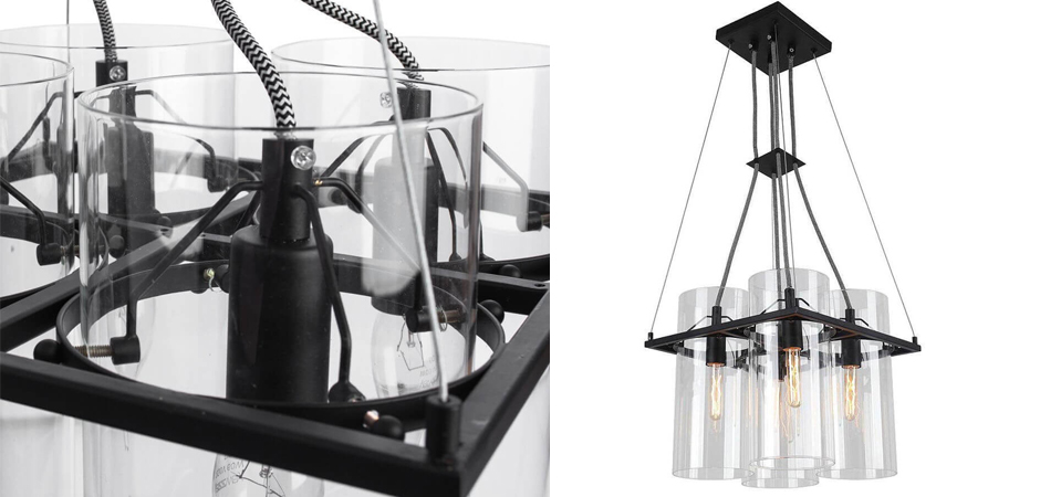 Люстра Glass Cylinder Chandelier Люстра Glass Cylinder Chandelier - Loft-Concept в Липецке