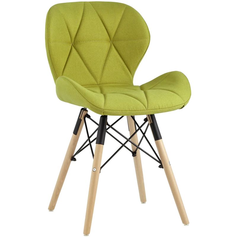 Стул Jeroen Chair Рогожка Цвет Лайм Лайм Древесина Черный Стул Jeroen Chair Рогожка Цвет Лайм Лайм Древесина Черный в Липецке | Loft Concept