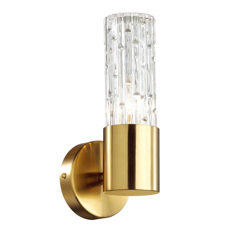 Бра Lorinda Wall lamp Прозрачный (Transparent) Золотой Бра Lorinda Wall lamp Прозрачный (Transparent) Золотой в Липецке | Loft Concept