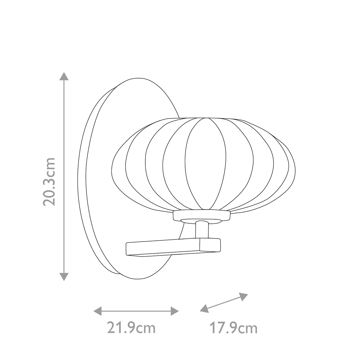  Бра с круглым плафон из матового белого стекла Kichler в Липецке