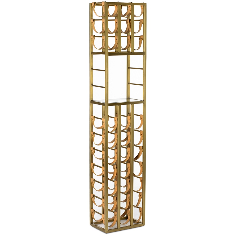 Стойка для хранения вина Wine Rack Золотой Бежевый Стойка для хранения вина Wine Rack Золотой Бежевый в Липецке | Loft Concept
