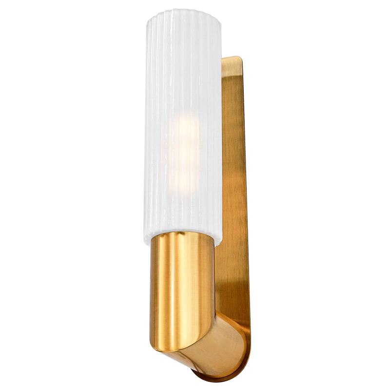 Бра Wiley Wall Lamp Белый Золотой в Липецке | Loft Concept 