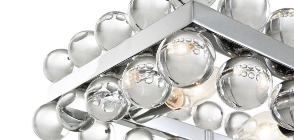 Sacramento Transparent Balls Rectangle Chandelier Sacramento Transparent Balls Rectangle Chandelier - Loft-Concept в Липецке
