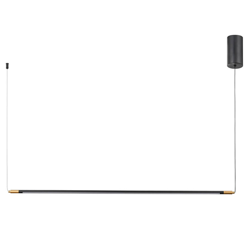 Подвесной светильник Drawing Line Gold Black Linear Золотой Черный Подвесной светильник Drawing Line Gold Black Linear Золотой Черный в Липецке | Loft Concept