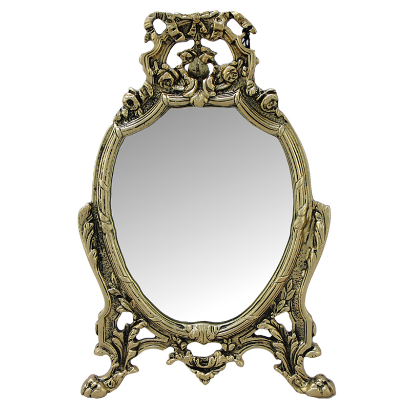 Зеркало настольное в бронзовой раме Majestic Bronze Mirrors Бронза Зеркало настольное в бронзовой раме Majestic Bronze Mirrors Бронза в Липецке | Loft Concept