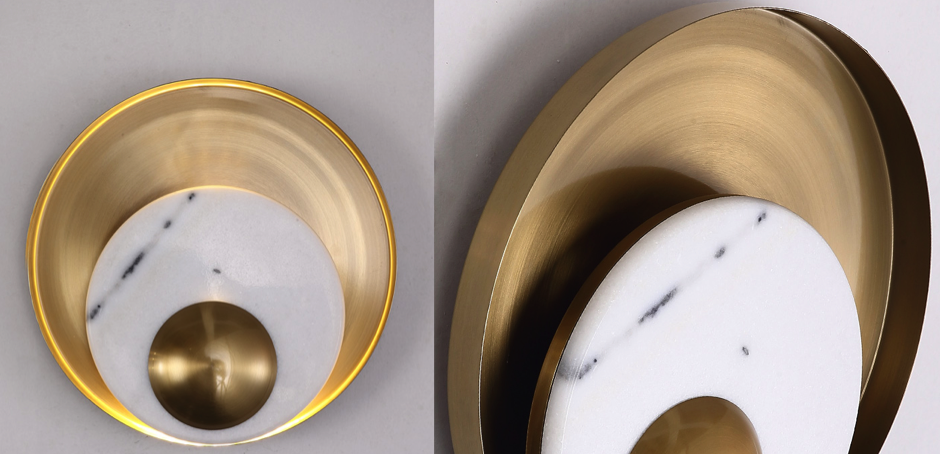 Бра Ginger & Jagger Pearl WALL LAMP round gold Бра Ginger & Jagger Pearl WALL LAMP round gold - Loft-Concept в Липецке