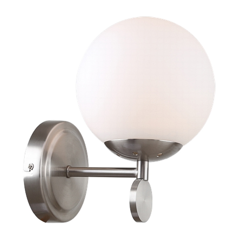 Бра Kyran Nickel Wall Lamp Никель Белый в Липецке | Loft Concept 