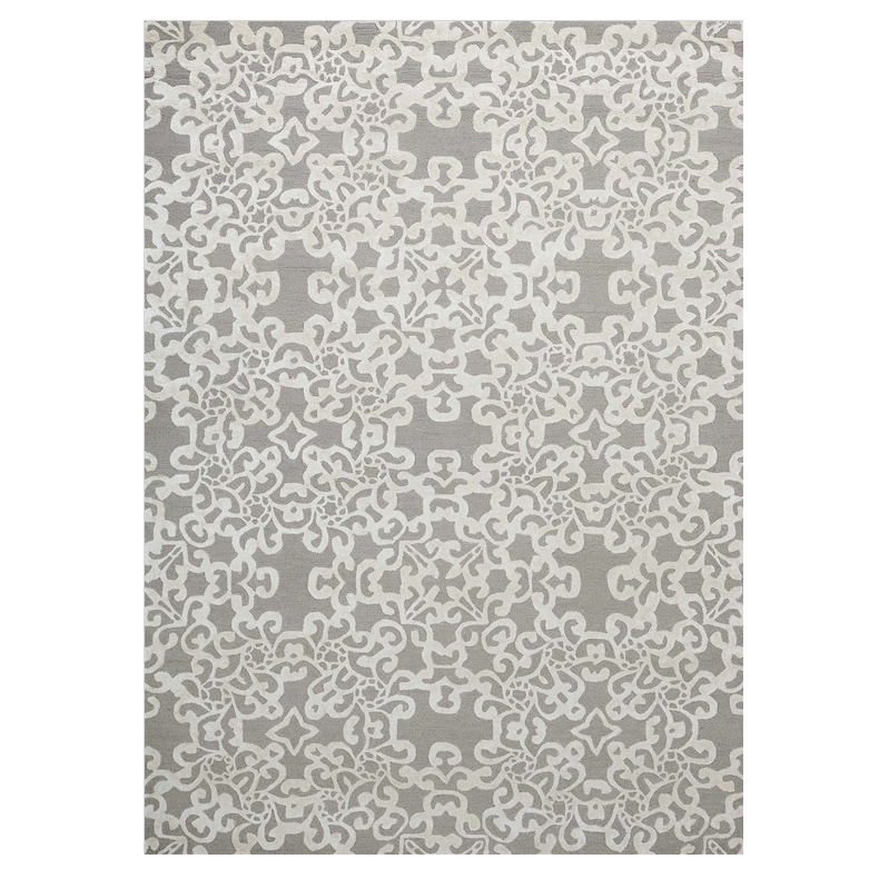 Ковёр из вискозы Indian pattern Pelermo Серый Ковёр из вискозы Indian pattern Pelermo Серый в Липецке | Loft Concept