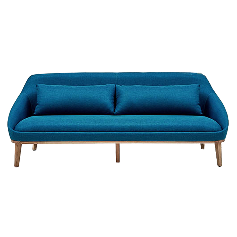 Двухместный диван Sea Basin Sofa Синий Древесина Двухместный диван Sea Basin Sofa Синий Древесина в Липецке | Loft Concept