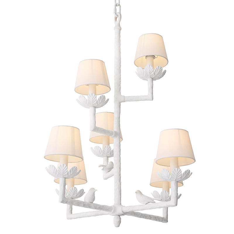 Люстра Eichholtz Chandelier Nature Белый Люстра Eichholtz Chandelier Nature Белый в Липецке | Loft Concept