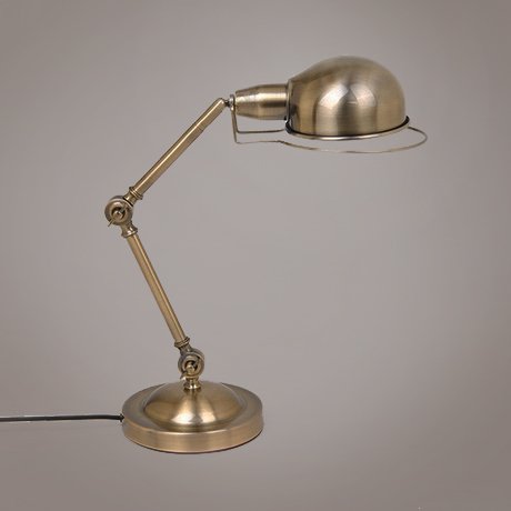 Настольная лампа Antic Work Table Lamp Латунь Античная полированная Настольная лампа Antic Work Table Lamp Латунь Античная полированная в Липецке | Loft Concept