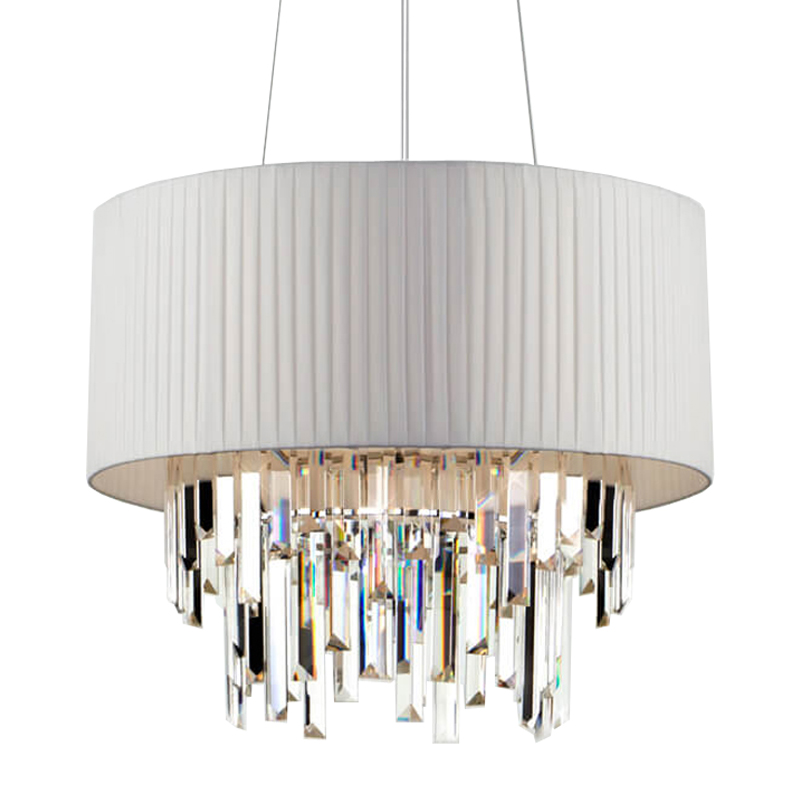 Люстра Sorley Chandelier Белый Хром Люстра Sorley Chandelier Белый Хром в Липецке | Loft Concept