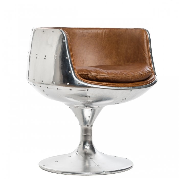 Кресло Aviator Cup Chair Коричневый Кресло Aviator Cup Chair Коричневый в Липецке | Loft Concept