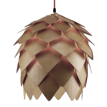 Подвесной светильник Crimea Pine Cone natural wood Подвесной светильник Crimea Pine Cone natural wood в Липецке | Loft Concept