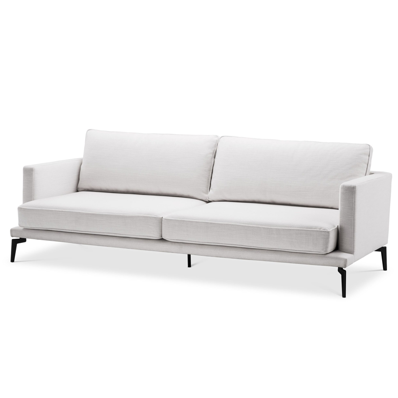 Диван Eichholtz Sofa Avenue 54 Белый Черный Диван Eichholtz Sofa Avenue 54 Белый Черный в Липецке | Loft Concept