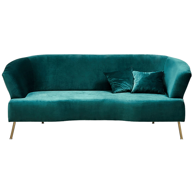 Диван Isis Sofa Turquoise Бирюзовый Золотой Диван Isis Sofa Turquoise Бирюзовый Золотой в Липецке | Loft Concept