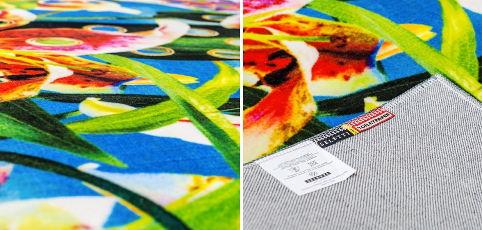 Ковер Seletti Rectangular Rug Flower with Holes Ковер Seletti Rectangular Rug Flower with Holes - Loft-Concept в Липецке
