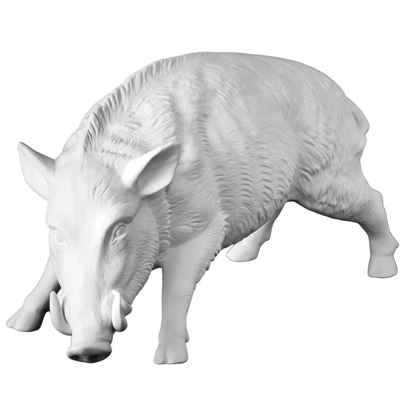 Статуэтка Abhika Boar White Белый Статуэтка Abhika Boar White Белый в Липецке | Loft Concept