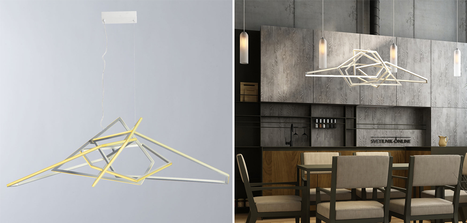 Светодиодная люстра Dimensions Белая Светодиодная люстра Dimensions Белая - Loft-Concept в Липецке