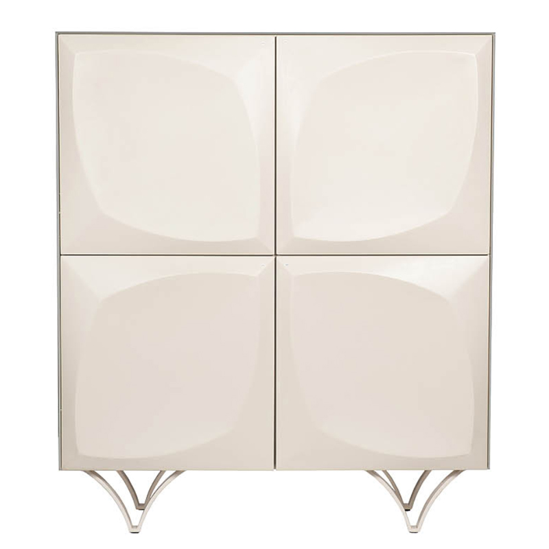 Комод с рельефным фасадом White Orchid Белый Белый Комод с рельефным фасадом White Orchid Белый Белый в Липецке | Loft Concept