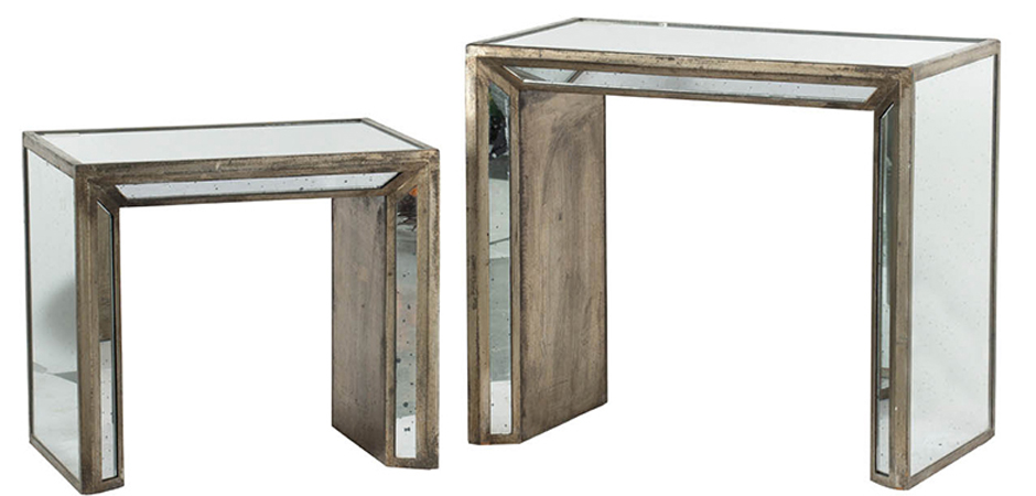 Приставной столик Mirrored Wide Side Приставной столик Mirrored Wide Side - Loft-Concept в Липецке