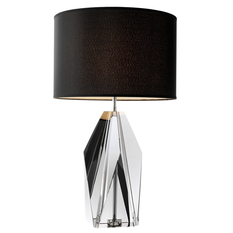 Настольная лампа Eichholtz Table Lamp Setai Smoke Стекло Смок Черный Настольная лампа Eichholtz Table Lamp Setai Smoke Стекло Смок Черный в Липецке | Loft Concept