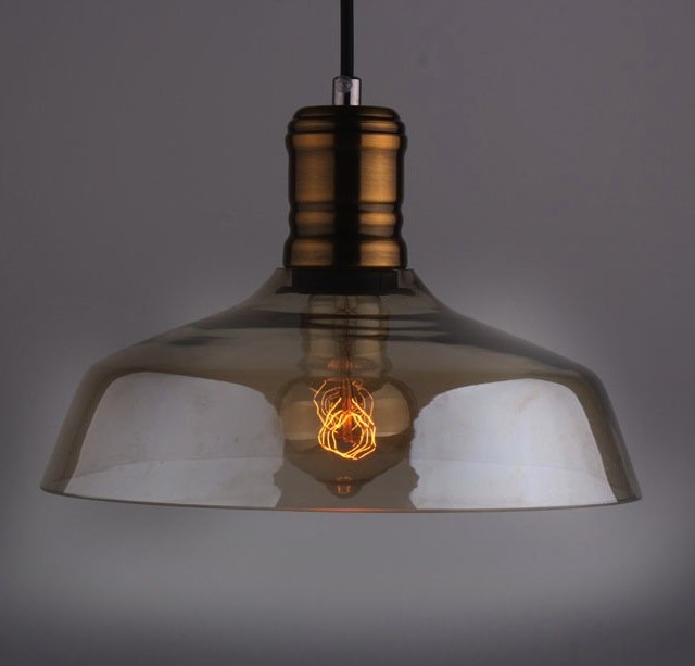 Подвесной светильник Loft Industrial French Retro Glass Прозрачный Подвесной светильник Loft Industrial French Retro Glass Прозрачный в Липецке | Loft Concept