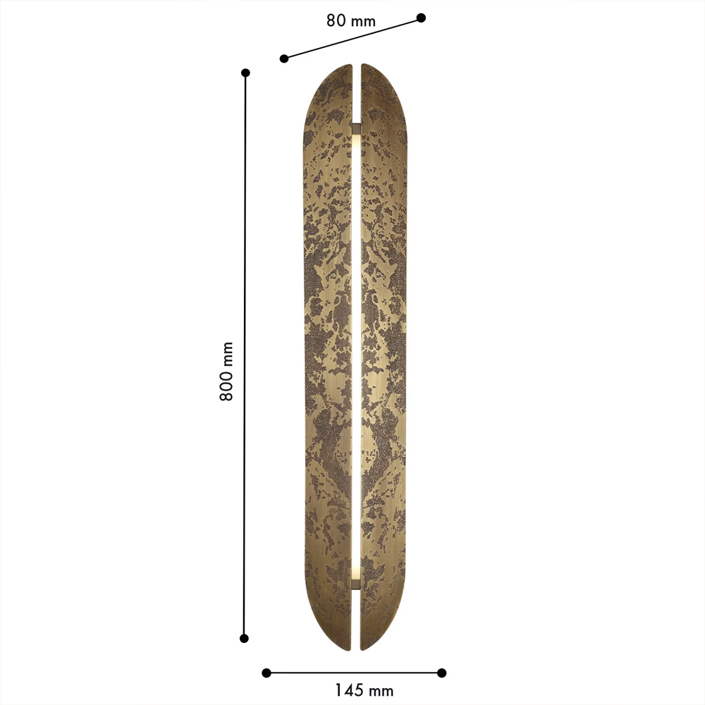 Бра винтажное с имитацией коррозии на медном корпусе Predominant в Липецке